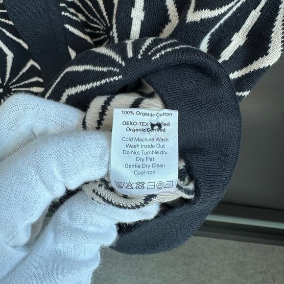 Far Afield Zigger Polo Cardigan - Meteorite Black - Picture 5 of 5